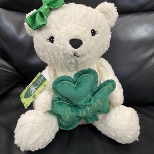 St Patricks Lucky Shamrock Bear - St Patricks Bear Lucky Shamrock